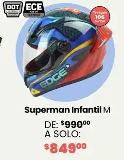 Soriana Híper Superman infantil M oferta