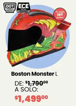 Soriana Híper Boston monster L oferta