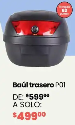 Soriana Híper Baúl trasero P01 oferta