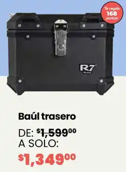 Soriana Híper Baúl trasero oferta