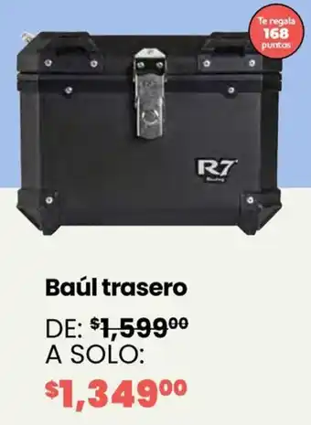 Soriana Híper Baúl trasero oferta