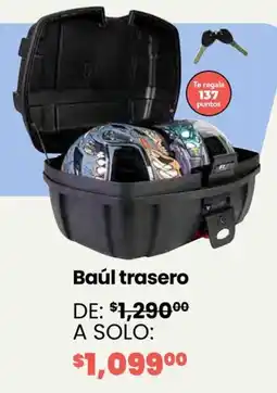 Soriana Híper Baúl trasero oferta