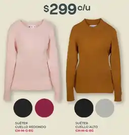 Soriana Híper Suéter cuello redondo oferta