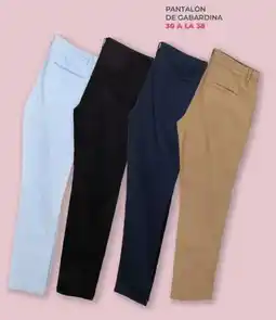 Soriana Híper Pantalón de gabardina oferta