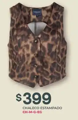 Soriana Híper Chaleco estampado oferta