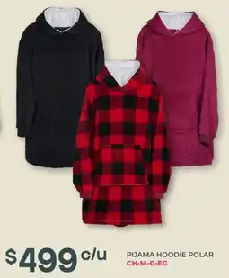 Soriana Híper Pijama hoodie polar oferta