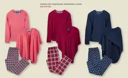 Soriana Híper Pijama set pantalón, sudadera y capa oferta