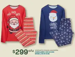 Soriana Híper Conjunto pijama navideña oferta