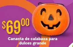 Soriana Híper Canasta de calabaza para dulces grande oferta