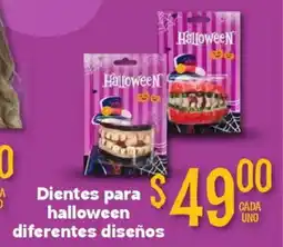 Soriana Híper Dientes para halloween diferentes diseños oferta