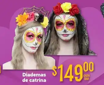 Soriana Híper Diademas de catrina oferta