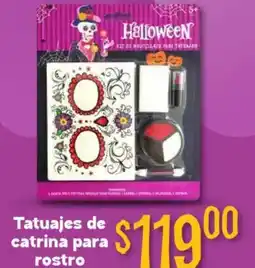 Soriana Híper Tatuajes de catrina para rostro oferta