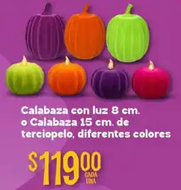 Soriana Híper Calabaza con luz oferta
