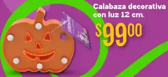 Soriana Híper Calabaza decorativa con luz oferta