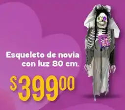 Soriana Híper Esqueleto de novia con luz oferta