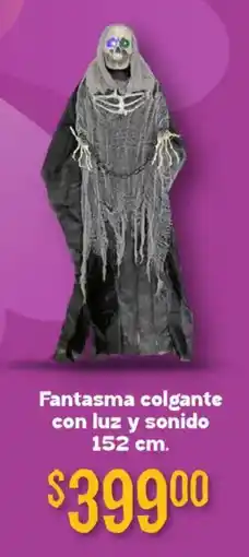 Soriana Híper Fantasma colgante con luz y sonido oferta