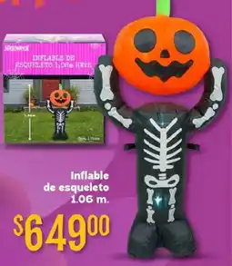 Soriana Híper Inflable de esqueleto oferta