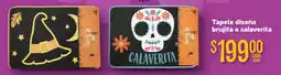Soriana Híper Tapete diseño brujita o calaverita oferta