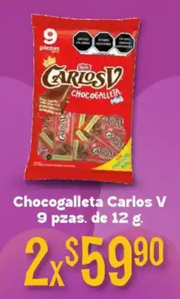 Soriana Híper Chocogalleta carlos v oferta