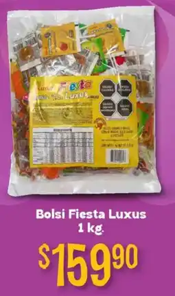 Soriana Híper Bolsi fiesta luxus oferta