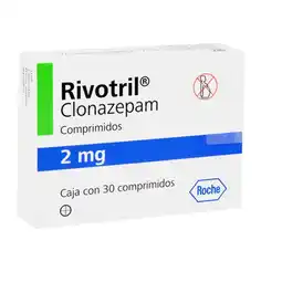 Farmacias YZA Rivotril 2Mg 30 Comp oferta