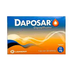 Farmacias YZA Daposar Dapagliflozina 10Mg 28 Tabs oferta