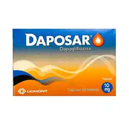 Farmacias YZA Daposar Dapagliflozina 10Mg 28 Tabs oferta