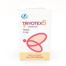Farmacias YZA Triyotex Liotironina 5Mcg 30 Tabs oferta