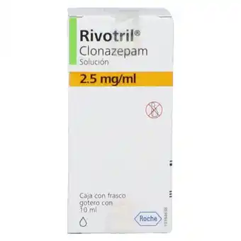 Farmacias YZA Rivotril Gotas 2.5Mg 10Ml oferta