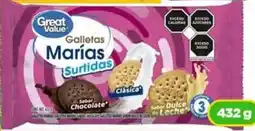Bodega Aurrerá Great Value Galletas Marías oferta