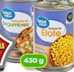 Bodega Aurrerá Great Value Legumbres o Elote oferta