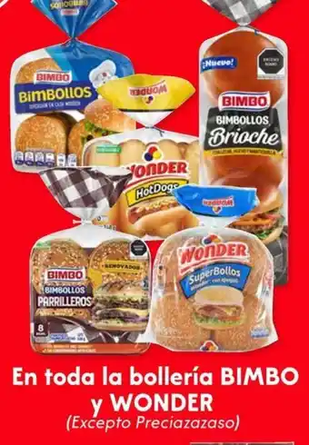 Soriana Híper En toda la bollería BIMBO y WONDER oferta
