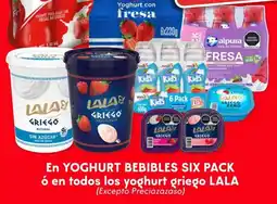Soriana Híper En yoghurt bebibles six pack ó en todos los yoghurt griego lala oferta