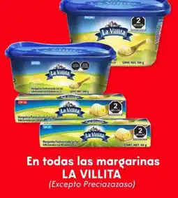 Soriana Híper En todas las margarinas la villita oferta