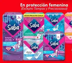 Soriana Híper En protección femenina oferta