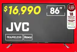 Soriana Híper JVC Smart TV 86" oferta