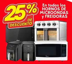 Soriana Híper En todos los hornos de microondas y freidoras oferta