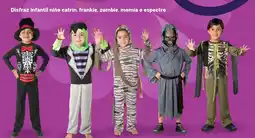 Soriana Híper Disfraz infantil niño catrín, frankie, zombie, momia o espectro oferta