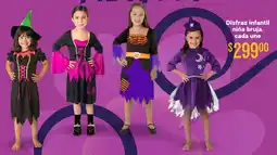 Soriana Híper Disfraz infantil niña bruja oferta