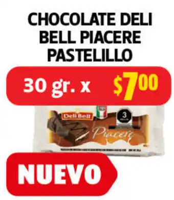Farmacias Guadalajara Chocolate Deli Bell Piacere Pastelillo 30g oferta