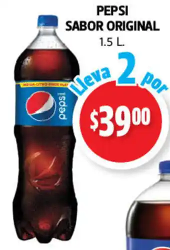 Farmacias Guadalajara Pepsi Sabor Original 2x1.5L oferta