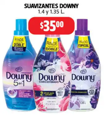Farmacias Guadalajara Suavizantes Downy 1.4 y 1.35L oferta