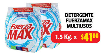 Farmacias Guadalajara Detergente Fuerzamax Multiusos 1.5kg oferta