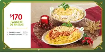 Paquete de Pastas