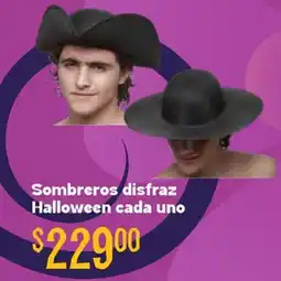 Soriana Híper Sombreros disfraz halloween cada uno oferta