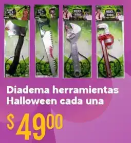 Soriana Híper Diadema herramientas halloween cada una oferta