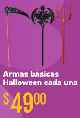 Soriana Híper Armas básicas halloween cada una oferta