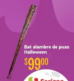 Soriana Híper Bat alambre de puas halloween oferta