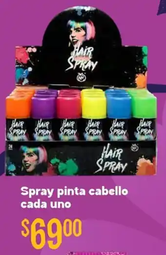 Soriana Híper Spray pinta cabello cada uno oferta