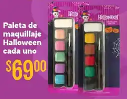 Soriana Híper Paleta de maquillaje halloween cada uno oferta